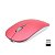 Mouse Óptico Sem Fio Recarregável Slim Usb 3200 Dpi Rosa - Imagem 4