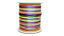 Cordão De Cetim Rabo Rato Rolo Fio 100 Metros X 1mm Colorido Neon - Imagem 1