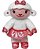 Pelucia Dra Brinquedos Lambie Ovelha 20cm Beanie Babies - Imagem 1