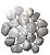 250g Pedra Rolada Quartzo Branco Semi Preciosas 3-5 Grande - Imagem 2