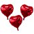 Balão Metalizado - Coração Vermelho 45cm - Imagem 3