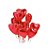 Balão Metalizado - Coração Vermelho 45cm - Imagem 4