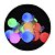 Luminária Varal Cordão Led Fio 20 Bolas 5cm Bivolt Colorido - Imagem 1