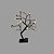 Árvore Cerejeira 24 Leds Quente Abajur Sem Fio - Imagem 4