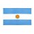 Bandeira Da Argentina Cores Nas 2 Faces Para Mastro E Parede - Imagem 1