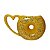 Caneca Donuts Rosquinha Cerâmica Decorada Amarela Granulado - Imagem 1