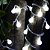 Varal Luminária Led 40 Bolinhas Pisca Branco Frio Cordão 6mt - Imagem 5