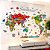 Adesivo Mapa Mundi De Parede Colorido Infantil C/ Bichinhos - Imagem 4