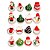 Kit 4 Mini Velas Decorativas De Natal Papai Noel Decoração - Imagem 1