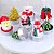 Kit 4 Mini Velas Decorativas De Natal Papai Noel Decoração - Imagem 3