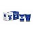 Conjunto 2 Copos Dose Iron Clube Cruzeiro Cabuloso 55ml - Imagem 1