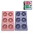 Forma 6 Cavidades Silicone Para Bolo Pudim Muffin Cupcake Antiaderente Rosa - Imagem 1