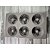 Forma 6 Cavidades Silicone Para Bolo Pudim Muffin Cupcake Antiaderente Cinza - Imagem 7
