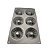 Forma 6 Cavidades Silicone Para Bolo Pudim Muffin Cupcake Antiaderente Cinza - Imagem 5