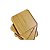 Petisqueira de Bambu Mini Bandeja Pires Madeira Quadrado 13cm - Imagem 4