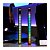 Kit 2 Barras Led's RGB Sensor De Som Gamer USB Decorativo C/ Suporte - Imagem 4