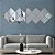 Espelho Autoadesivo Losango Decorativo Flexivel Parede Adesivo - Imagem 4