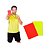 Cartão De Árbitro Juiz De Futebol Amarelo E Vermelho - Imagem 1