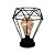 Abajur Luminária Aramado Diamante Com Lâmpada Led - Imagem 1