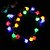 Cordão Luminoso 20 Lâmpadas De Led E Flores Rosa - Colorida - Imagem 5