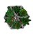 Kit 6 Flores Artificiais Suculenta + Vaso Cimento Triângulo - Imagem 5