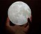 Luminária Abajur Led Relevo Lua Cheia 10cm Enfeite Decoração - Imagem 4
