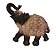Elefante Indiano Grande Estatueta Da Sorte Decoração Resina - Imagem 1