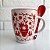 Caneca Porcelana 330ml Frida Kahlo Com Colher Face Urban - Imagem 2