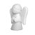 Luminária De Mesa Quarto Bebê Anjinho Anjo Da Guarda Branco - Imagem 6