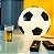 Abajur Infantil Luminária Bola De Futebol Quarto Bebê Menino - Imagem 4