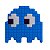Luminária Abajur Fantasma Azul Pac Man Usare - Imagem 1