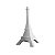 Luminária Abajur Torre Eiffel Paris França Branca Usare - Imagem 5