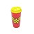 Copo Plastico Wonder Woman Mulher Maravilha Vermelho 500ml - Imagem 2