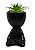 1 Vaso Decorativo Robert Plant Com Suculenta Bbb - Bob Preto - Imagem 2