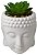 Vasinho / Cachepot De Buda Em Cerâmica Com Suculenta - Imagem 3