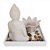 Aromatizador Difusor Decorativo Buda Cerâmica Branco - Imagem 3