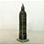 Miniatura Torre Big Ben Londres Metal 18cm London Relógio Decoração - Imagem 3