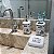 Conjunto Porta Sabonete E Escova Para Banheiro E Lavabo - Cidades - Imagem 2