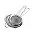 Kit 3 Peneiras Em Aço Inox - Utensílio Para Cozinha Tam P M G - Coador - Imagem 6