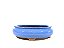 Vaso Oval Azul Literato 25,5x21x7,5cm - Imagem 2