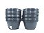 Kit 20 Potes Cuia Nutriplan 1,5 Litros Preto 10x18cm - Imagem 1