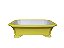 Vaso Bonsai Retangular Amarelo Yixing 22x16x6 cm - Imagem 1
