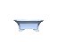 Vaso Bonsai Retangular Azul Yixing 22x16x6 cm - Imagem 4