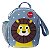 Lancheira Frasqueira Merendeira Térmica Escolar Leão 3 Sprouts Azul - Imagem 1