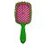 Escova de Cabelo Janeke Superbrush Italiana Verde e Rosa - Imagem 1