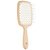 Escova Cabelo Janeke Superbrush Italiana Legitima Cabo Bege e Cerdas Brancas - Imagem 1