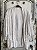 kimono off white em veludo - Imagem 1