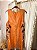 Vestido laranja de tule forrado Finery (M) - Imagem 7