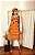 Vestido laranja de tule forrado Finery (M) - Imagem 1