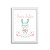 Quadro decorativo Sweet Baby Girl - Coelhinho - Nome Personalizado - Imagem 5